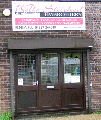 Wells Stitched Embroidery unit in Elmswell